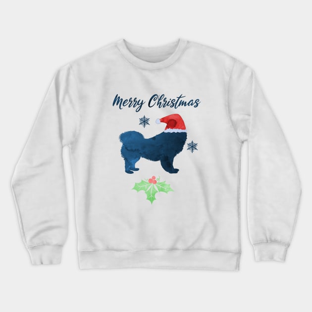 Samoyed Christmas Dog Crewneck Sweatshirt by TheJollyMarten